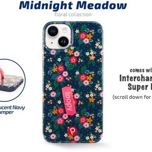 iPhone 14 Pro Max LOOPY Midnight Meadow Case